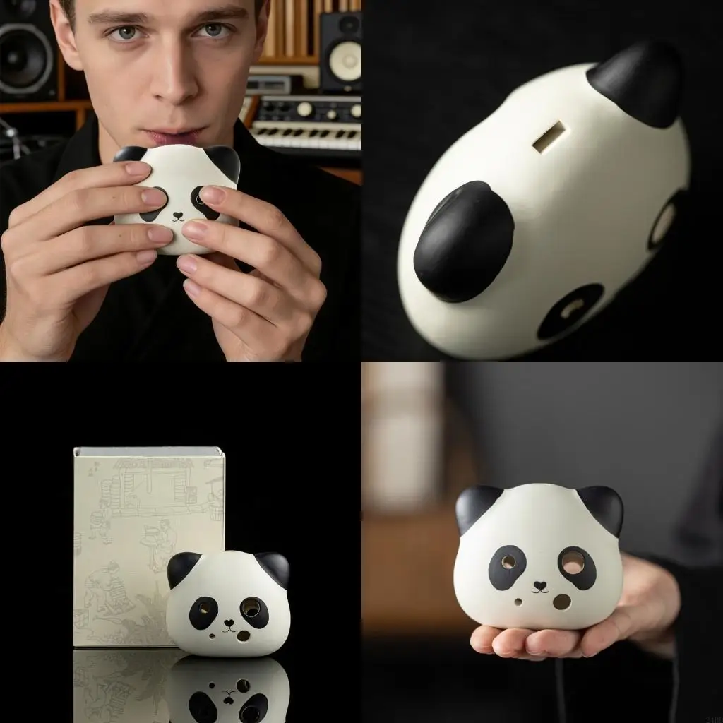 Ocarina profesional 6 agujeros, instrumento Musical cerámica voz suave para educación musical y actuaciones aire