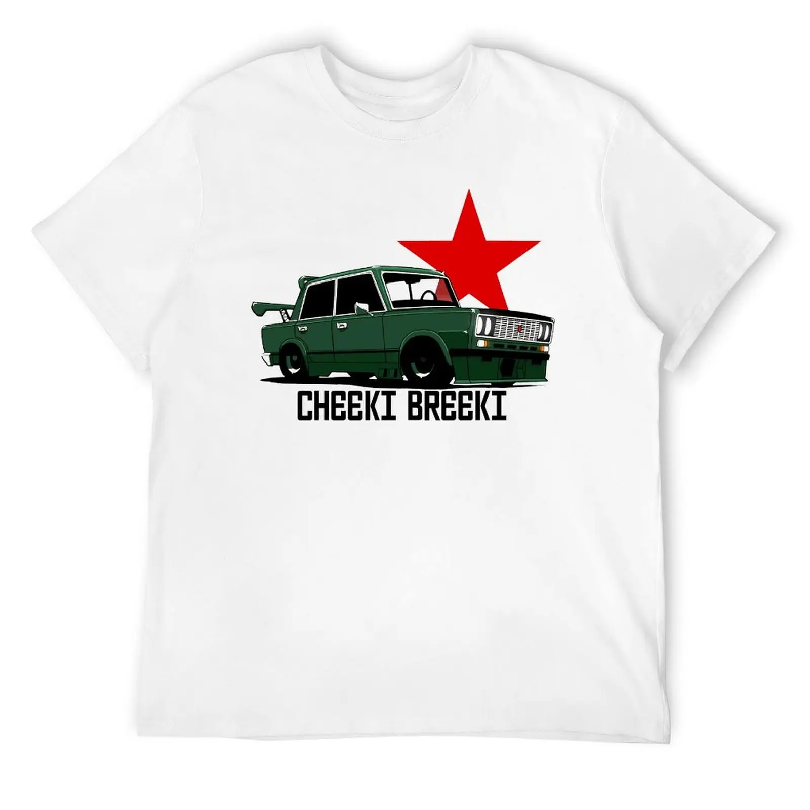 Keep It  Breeki Hardbass Classic T-shirt Round Neck Move  Humor Graphic Tees Hot Sale Home Eur Size