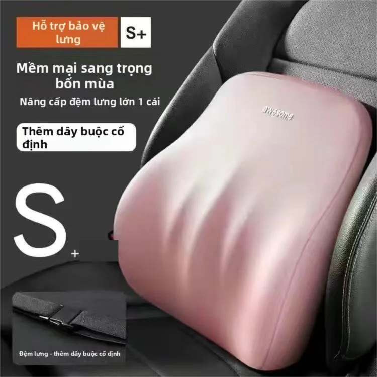 Gối Hỗ Trợ Cổ Và Tựa Lưng Cho Ô Tô