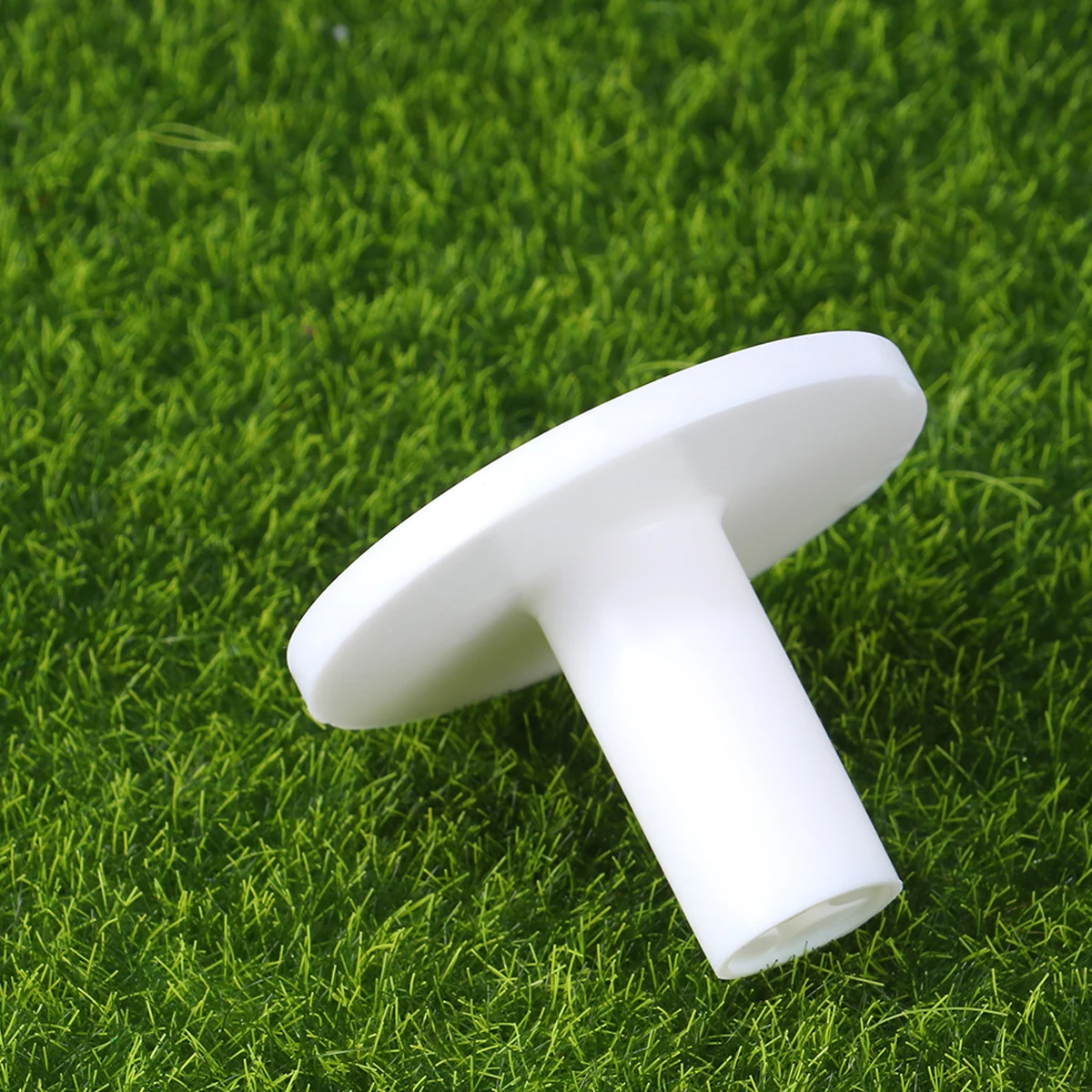 

10 Pcs Rubber Tee Mat Tees for Practice Driving Range Mats Accessories Supplies (White)
