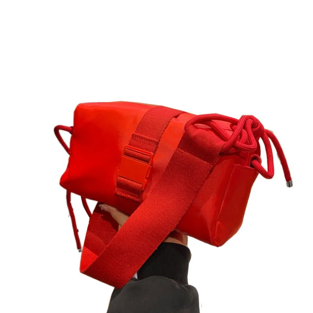 

High Capacity Women's Crossbody Bags Zipper Pocket Korean style Toast Bag Candy Color Waterproof Casual Shoulder Bags