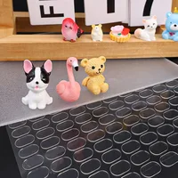 Wholesale Removable Double Sided Gel Glue Pads Clear Sticky Glue for Plastic Surface Action Figures Poster Wall Hanging Dots 3
