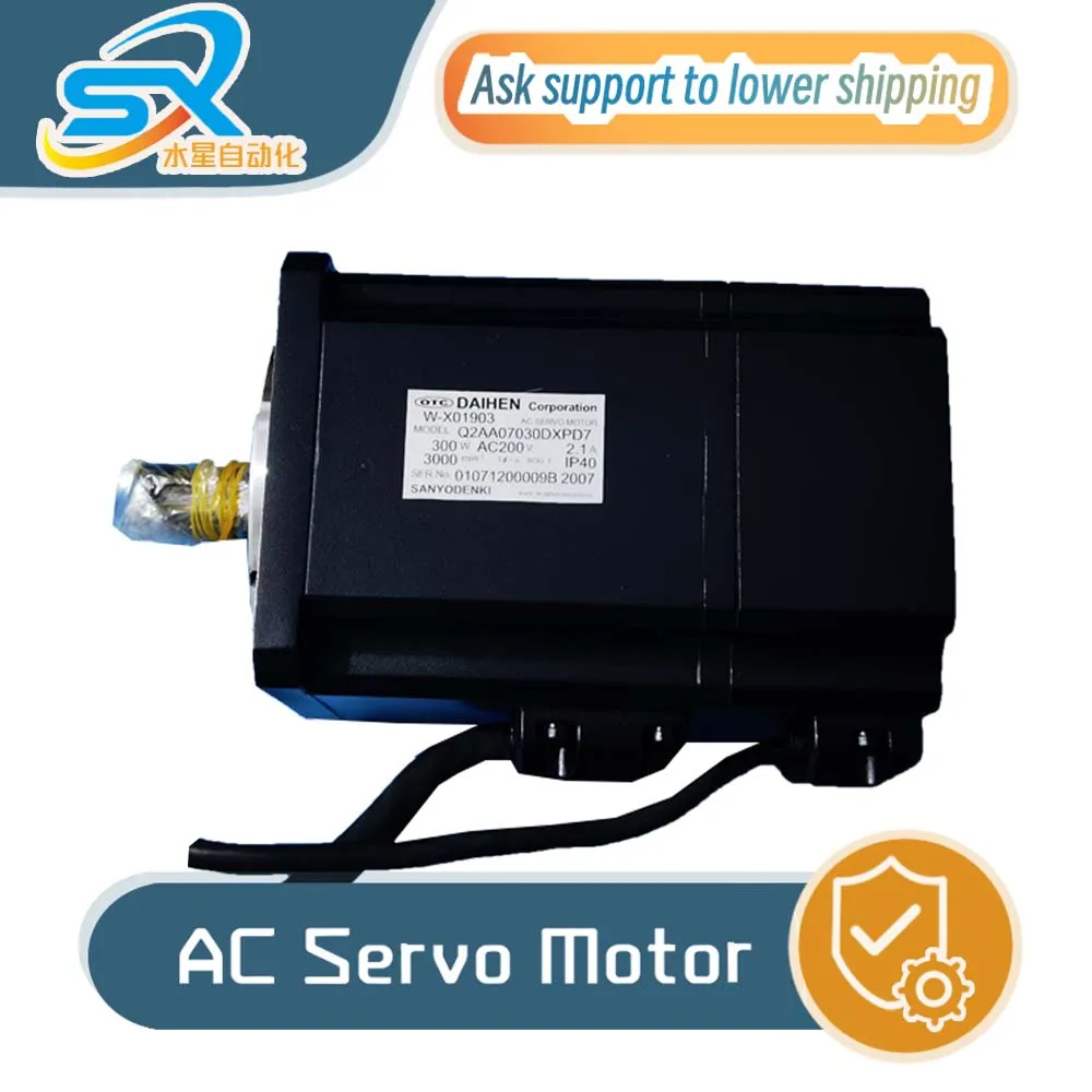 

SANYO DENKI AC Servo Motor, Good Condition Works Well, Q2AA07030DXPD7, 300W