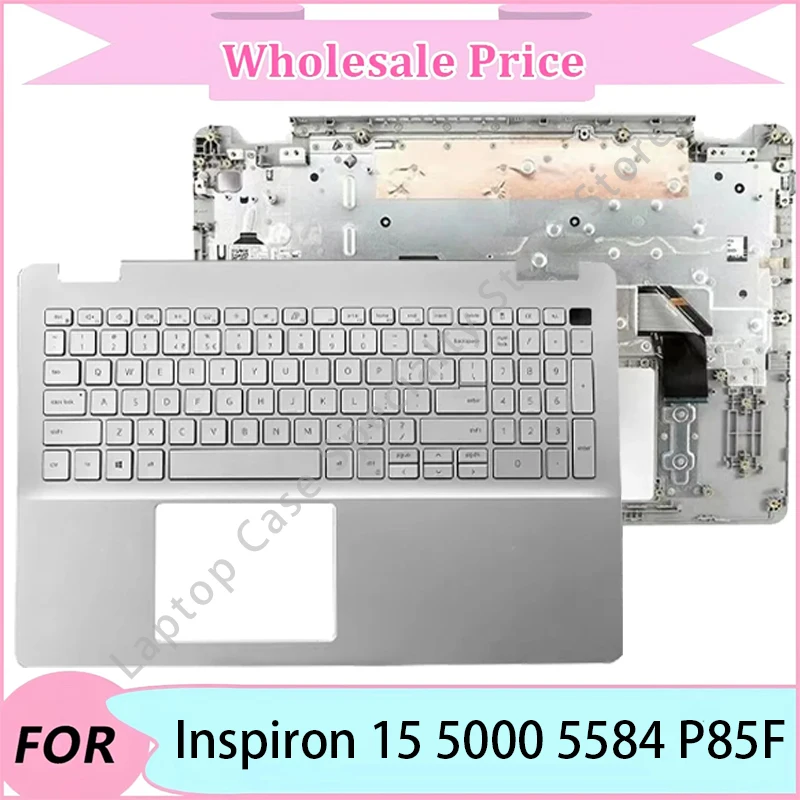 

NEW For Inspiron 15 5000 5584 P85F Laptop replacement parts/Laptop LCD Back Cover/Front Bezel/Palmrest/Bottom Case/Keyboard