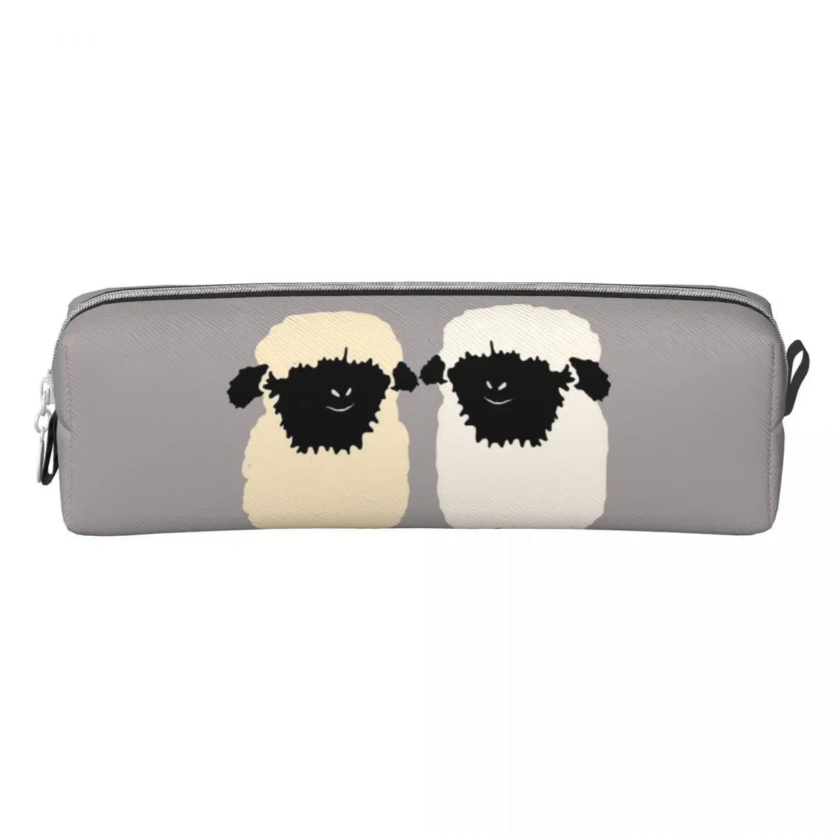 حافظات أقلام رصاص من Valais Black Nose Sheep Friends، صندوق أقلام للأولاد والبنات والطلاب، حقيبة أقلام رصاص وحقيبة مستحضرات التجميل