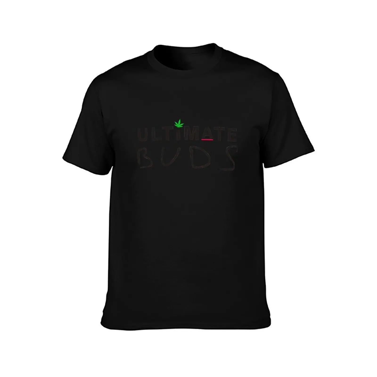 Ultimate Buds T-Shirt, Summer Casual Cotton Tee, Oversized Streetwear Tops, Vintage Graphic Print, Loose Fit Short Sleeve