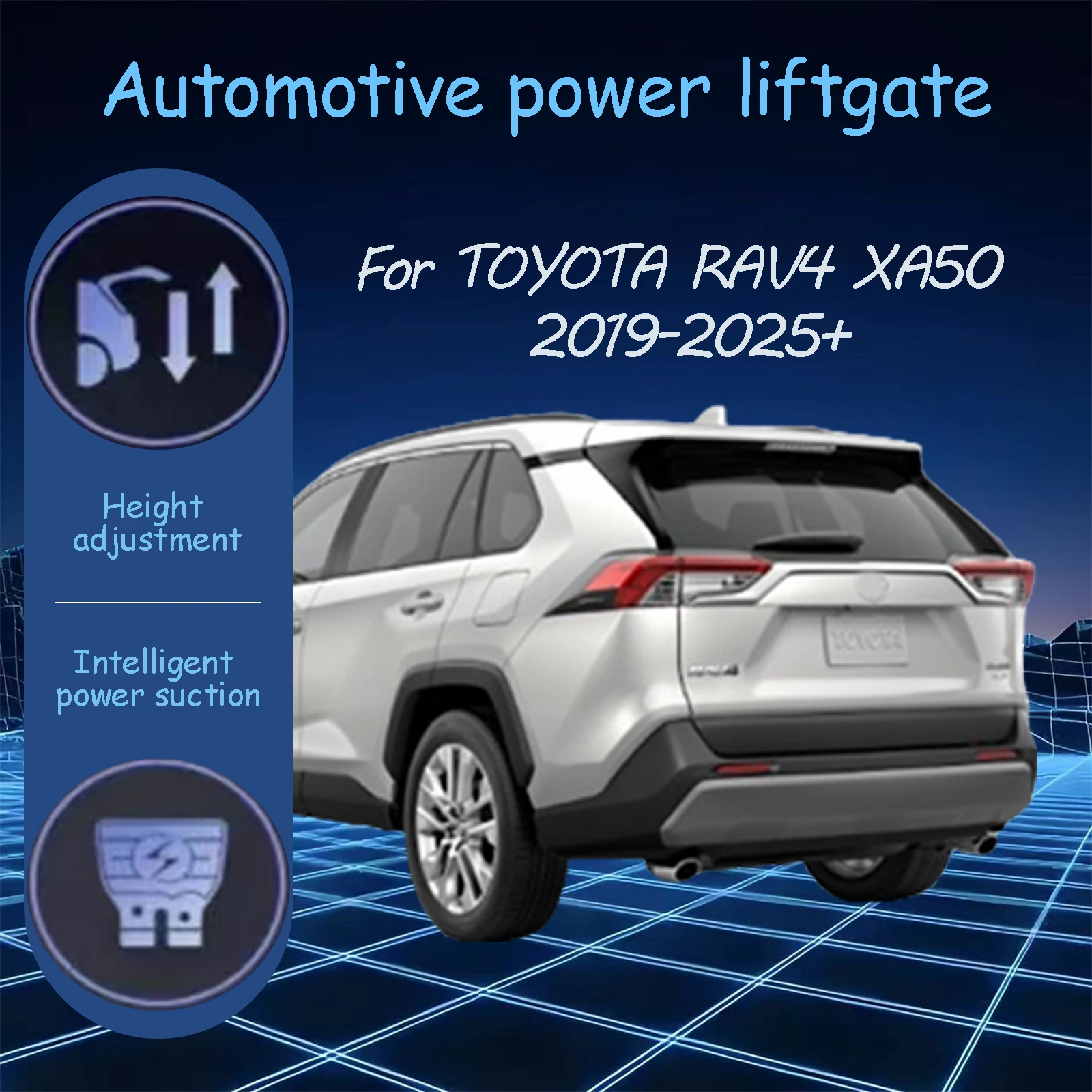 

For TOYOTA RAV4 XA50 2019-2025+ Electric tailgate automatic suction locks suitable Trunk modification system