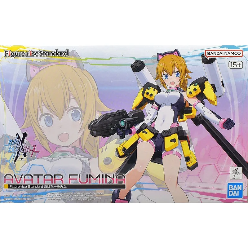 Bandai-Gundam Build Fighter Model Toy, Anime Action Figure, AVATAR, FUMINA, FRS Assembly, Collecemballages Ornements, Gift, Original, Authentique