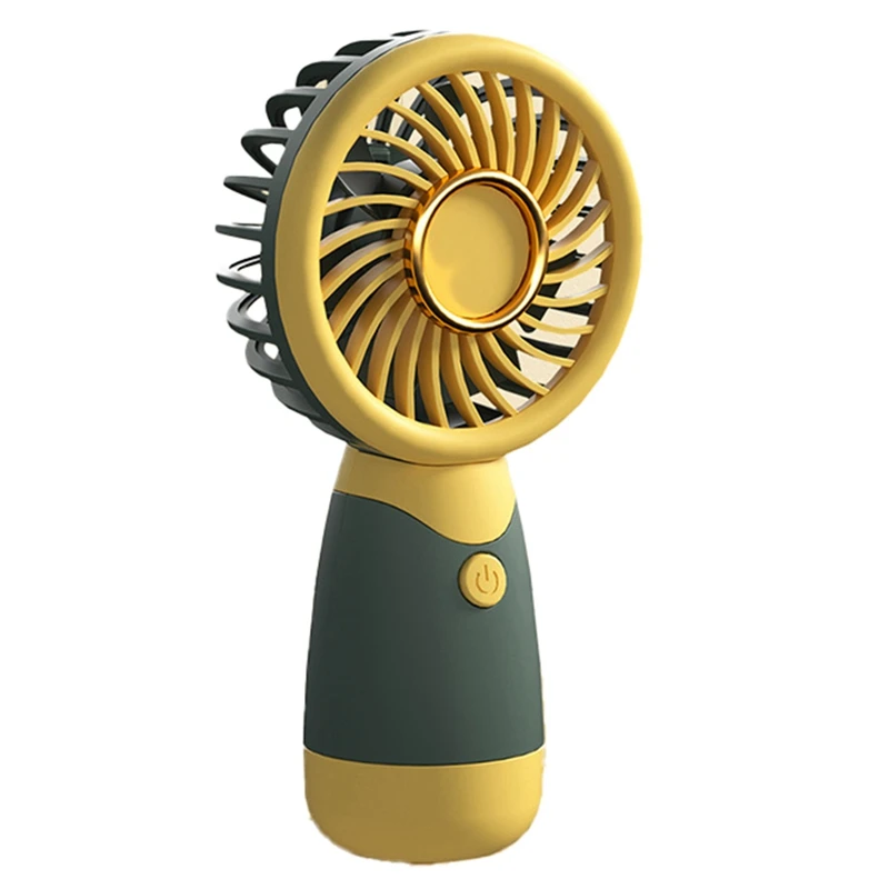 Handheld Fan Border Small Fan Handheld Pocket Mini Fan Portable USB Rechargeable Fan Gift Silent