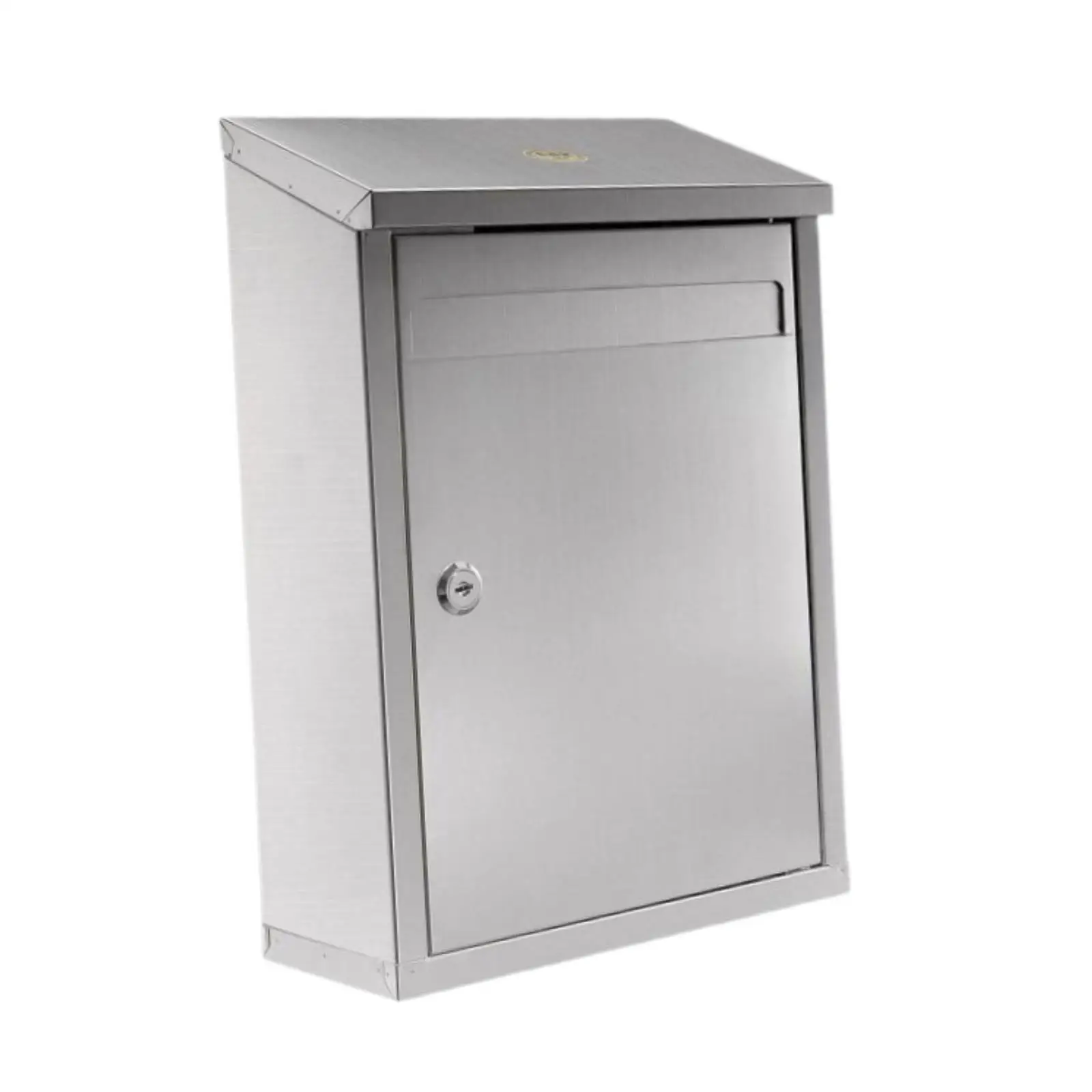 

Wall Mounted Mailbox Ballot Box Organizer Multipurpose with Key Lock Case for