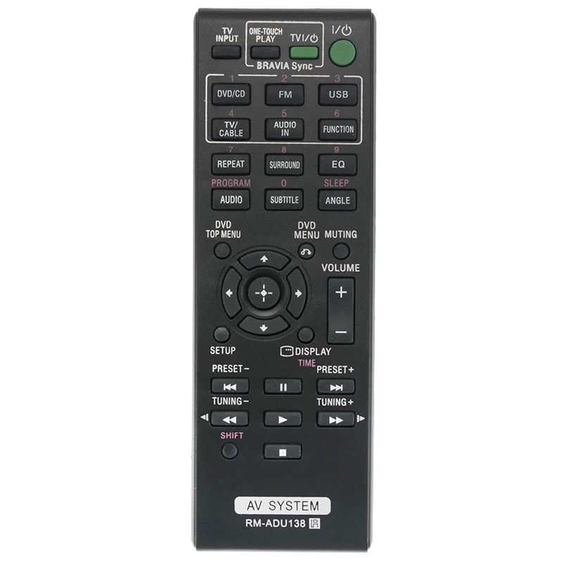 RM-ADU138 Replace Remote Control Fit for Sony AV System DAV-TZ145 HBD-TZ140 HBD-TZ145