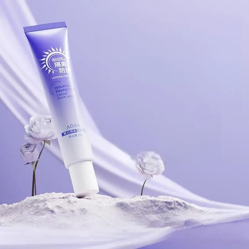 1Pcs Whitening Base Makeup Primer Moisturizing Sunscreen Brightening Skin Tone 50g Daily Use AOAK Isolation Protective Cream