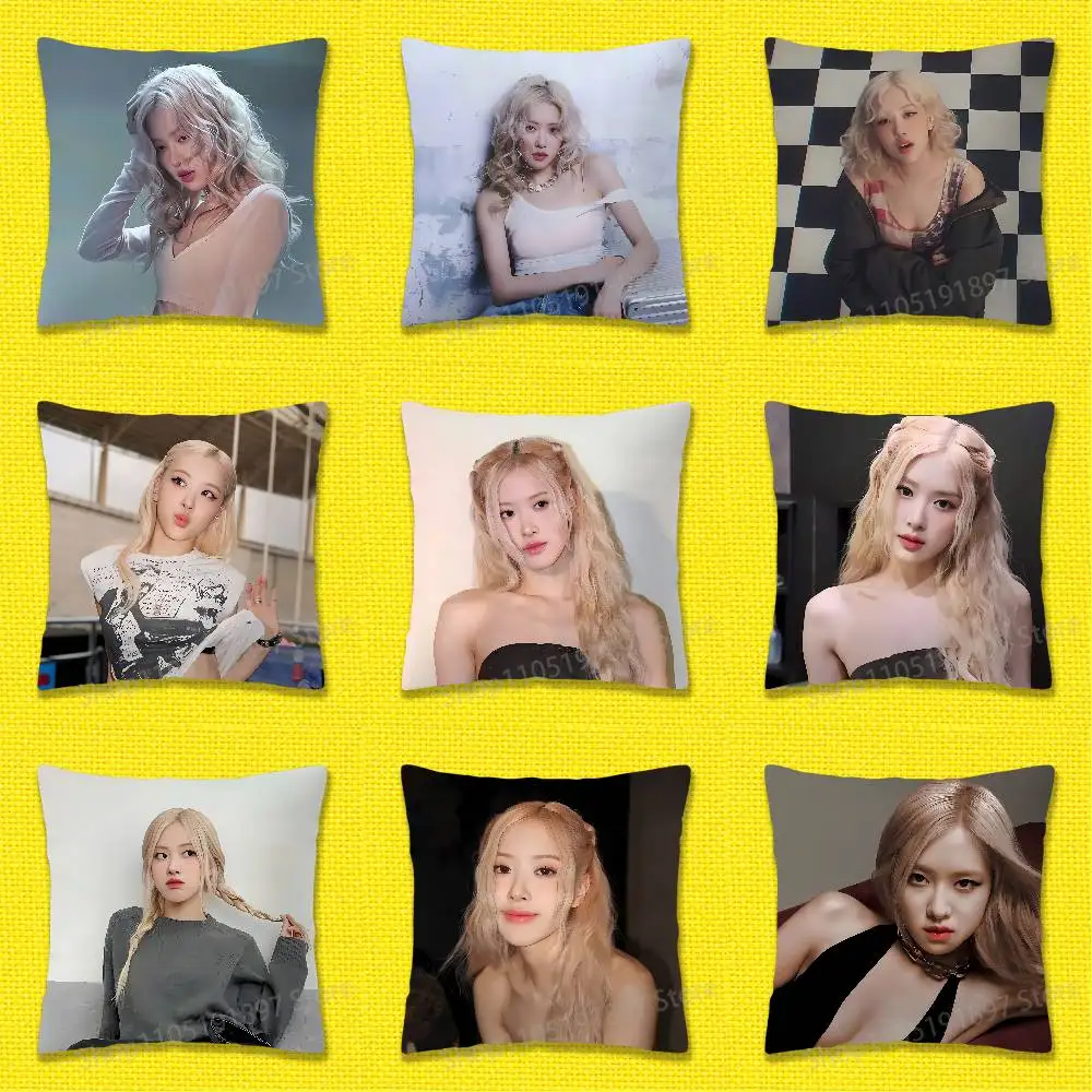 

Singer R-Rose Throw Pillow Case For 50x50cm 40x40cm 55x55cm 45x45cm 30x30cm Square Bedroom Pillowcase Cover