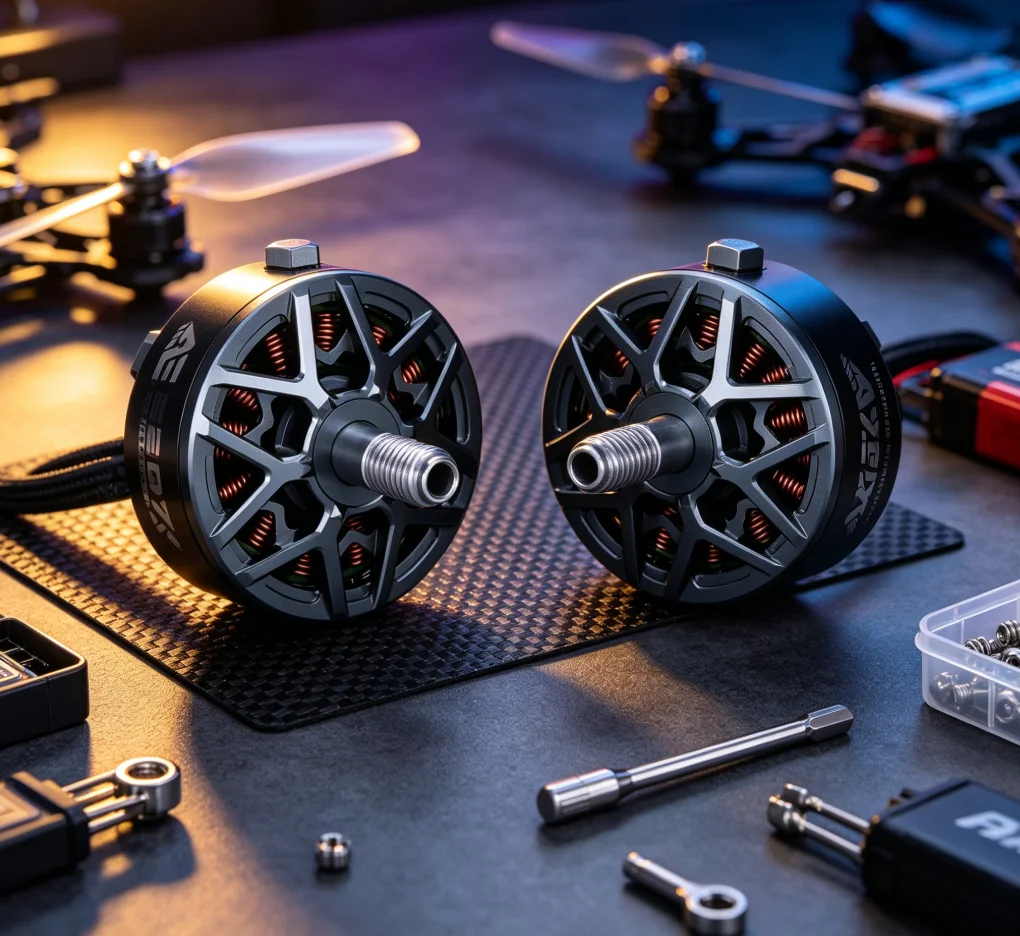 AxisFlying 2207 AE2207 V2 Brushless Motor 1860KV 1960KV 4-6S Compatible with 5-inch Propeller for Flower Fly Traversing Drone 5m