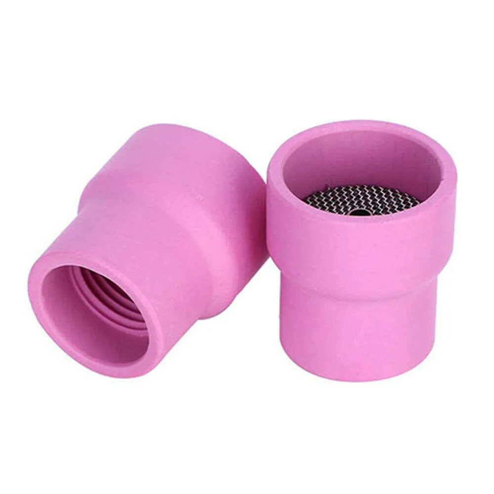 2Pcs TIG Welding Torch Nozzle Covers Ceramic Cup Kit for WP9/17/18/20/25/26 Compatible Welding Equipment Accessories