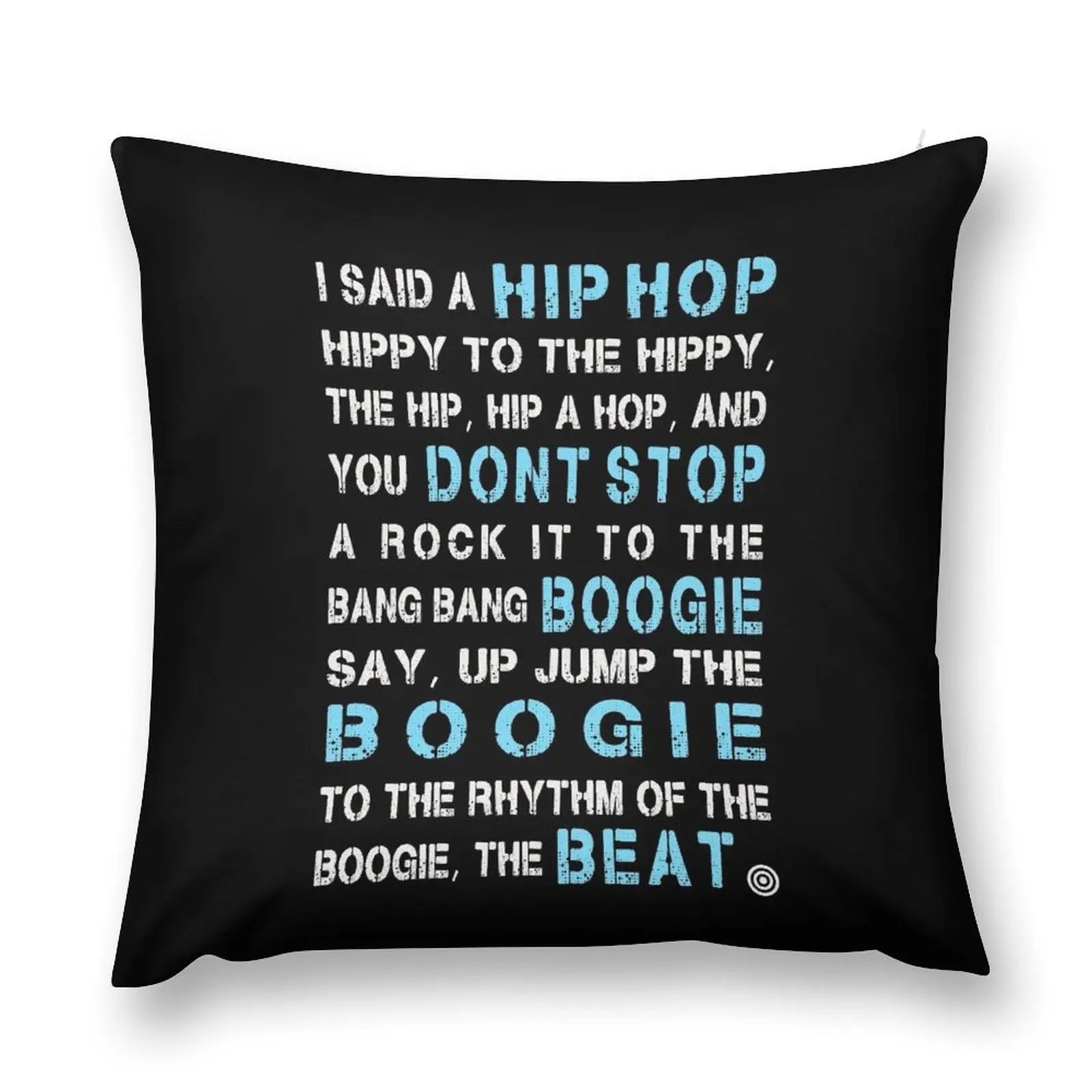 

Sugar Hill Gang Rapper's Delight Hip Hop Lyrics Throw Pillow christmas decorations for home 2025 Pillow Cases Decorative pillow