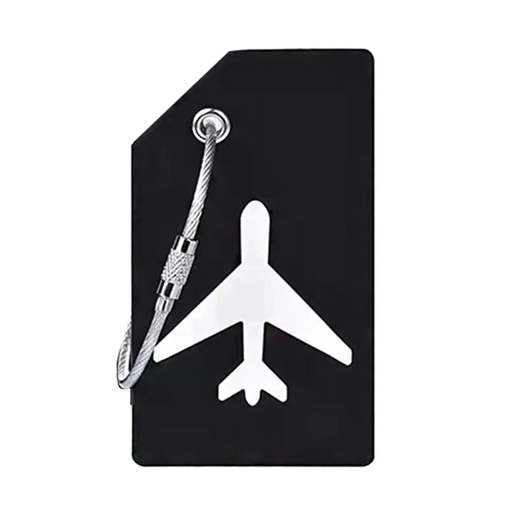 

Travel Accessories Silicone Luggage Tag Soft 6Colors Baggage Name Label Boarding Pass Men