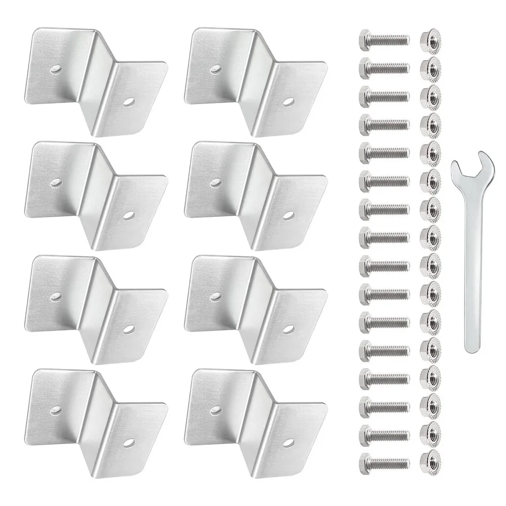 Aluminum Alloy Z-Shaped  Solar Panel Bracket For Ground Power Station Adjustable Mount Optimal Angle Adjustment Bracket