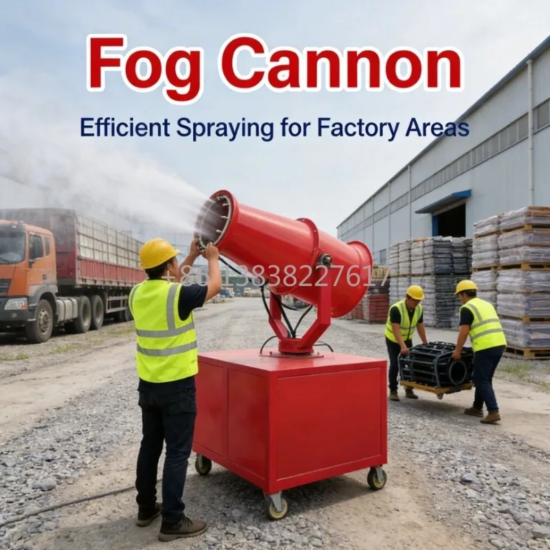 

Fog Cannon Mist Fan Featuring Cast Iron Control Cabinet, Excellent Sealing and Spark Isolation for Fog Cannon Dust Suppression