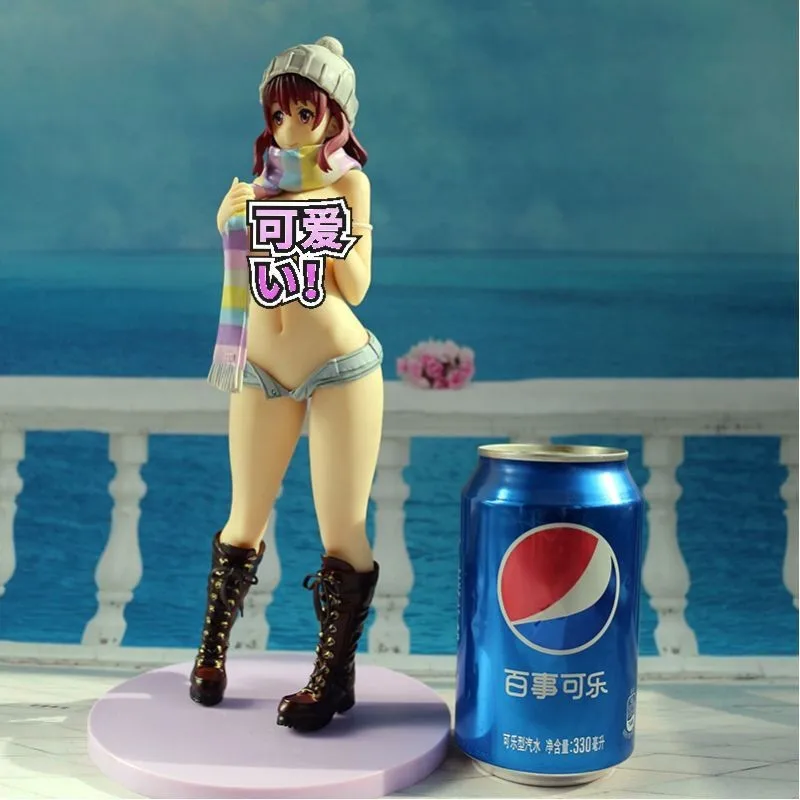 Bonito beleza 26cm kanbanmusume kurara-chan 1/6 menina daiki kougyou anime figuras de ação pvc hentai modelo coleção ornamentos