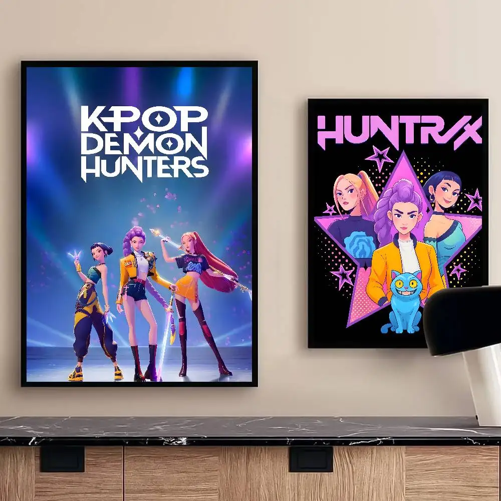 ملصق KPop D-Demon H-Hunters عالي الدقة ذاتي اللصق مقاوم للماء ملصقات ديكور متعدد الاستخدامات للمنازل والحانات والفنادق المزيد
