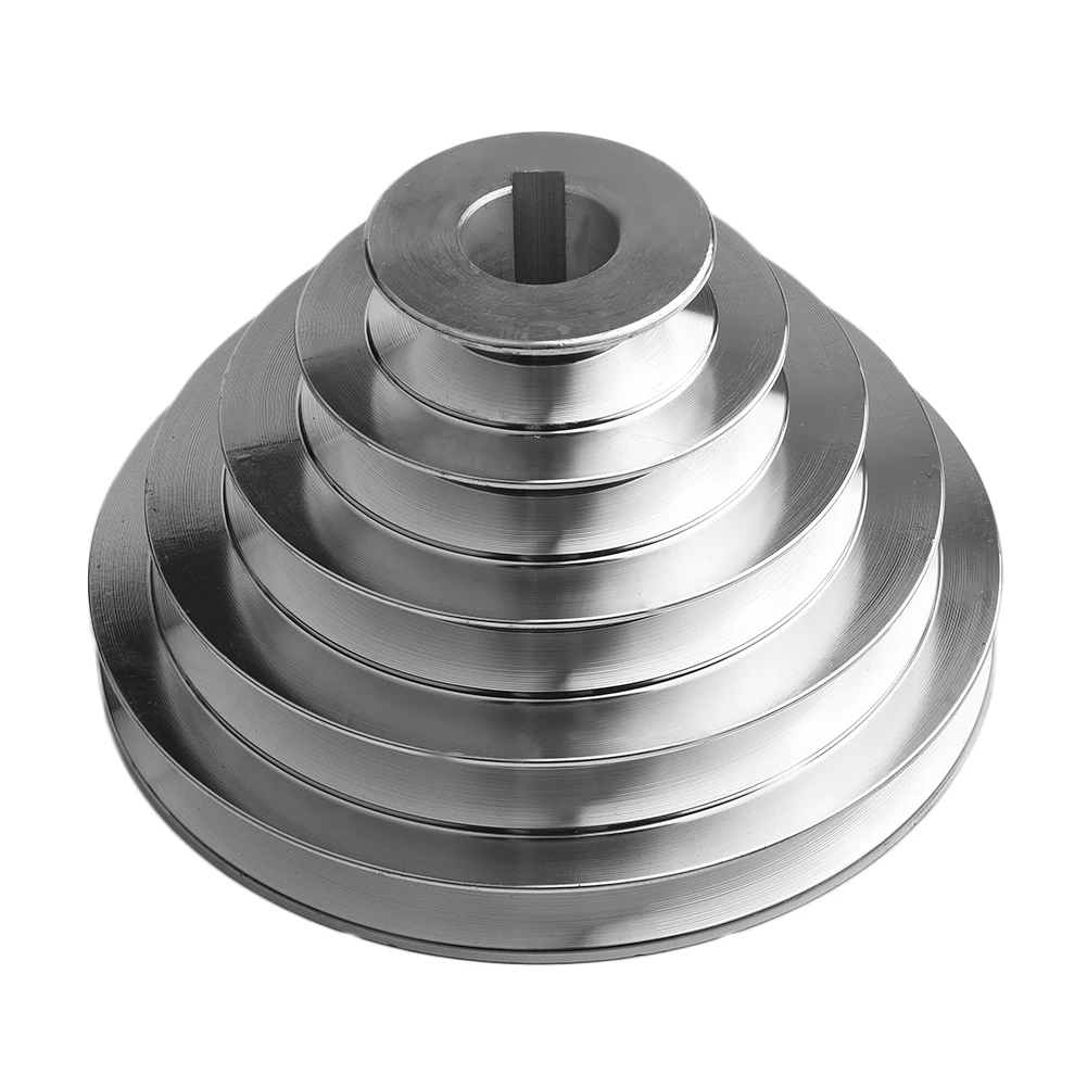 Timing Belt Pulley Wheel Aluminum 4/5 Layer Stepped Design Compatible with Z4116 Drill Press 130mm and 150mm Sizes