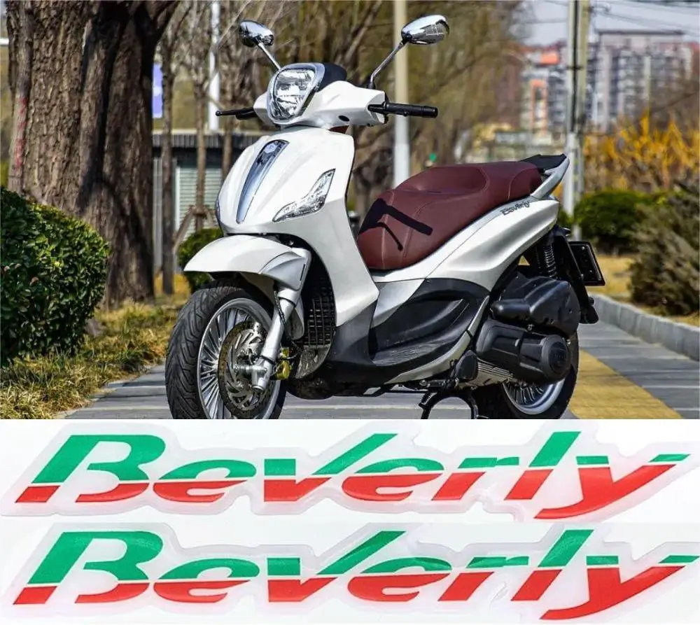 3D dla Piaggio BEVERLY Vespa naklejki wodoodporne po obu stronach ciała zbiornik paliwa do motocykla naklejki dekoracyjne