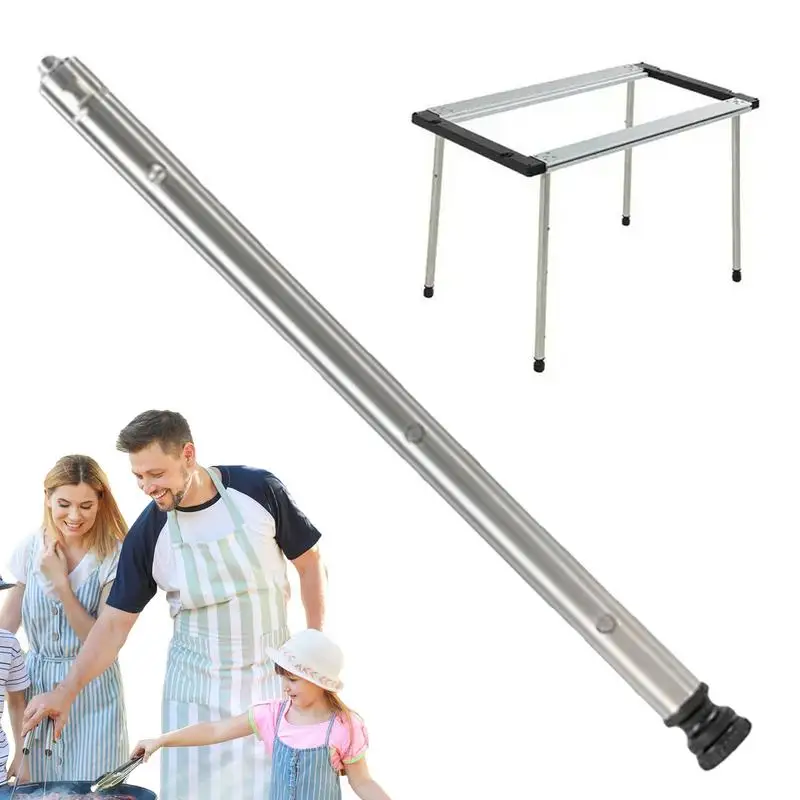 

Tall Table Legs Adjustable DIY Table Furniture Legs Three-Gear Telescopic Table Legs Heavy Duty Desk Legs For Outdoor Picnic