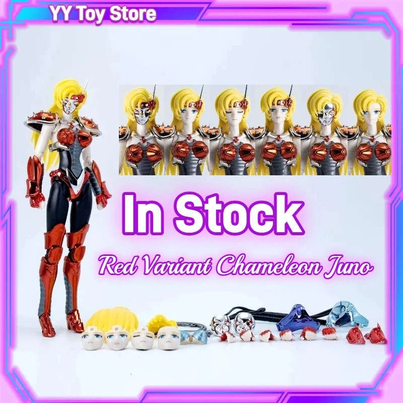 ฟิกเกอร์สะสม โทนี่ ไนท์ ซีเอ็นเอ็ม รุ่น Myth Cloth Ex Red Variant Chameleon Junebronze Knights Of The Zodiac ของเล่นสะสม ของขวัญ