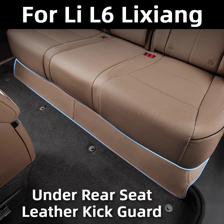 

For Li L6 Lixiang Under Rear Seat Leather Kick Guard