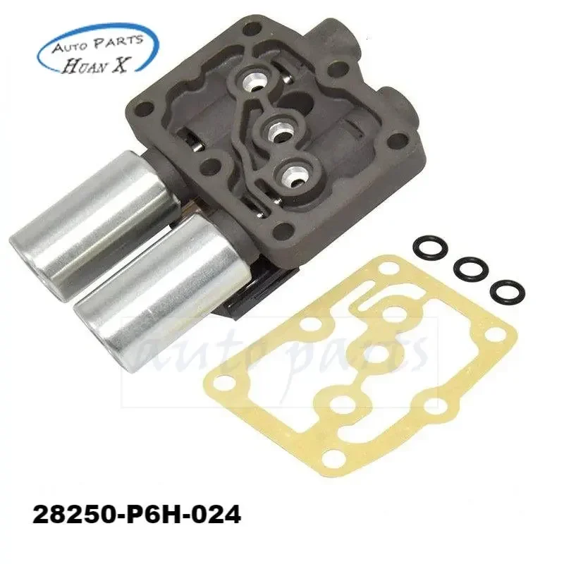 

28250-P6H-024 соленоид двойного линейного переключения передач и прокладка для Honda Accord Odyssey Acura, автомобильные аксессуары 28250 P6H 024