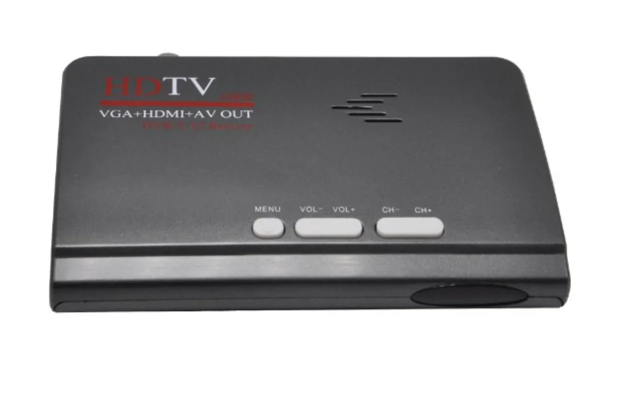

DVB-T2 HD TV Receiver with HDMI, VGA, and AV Outputs - 1080P