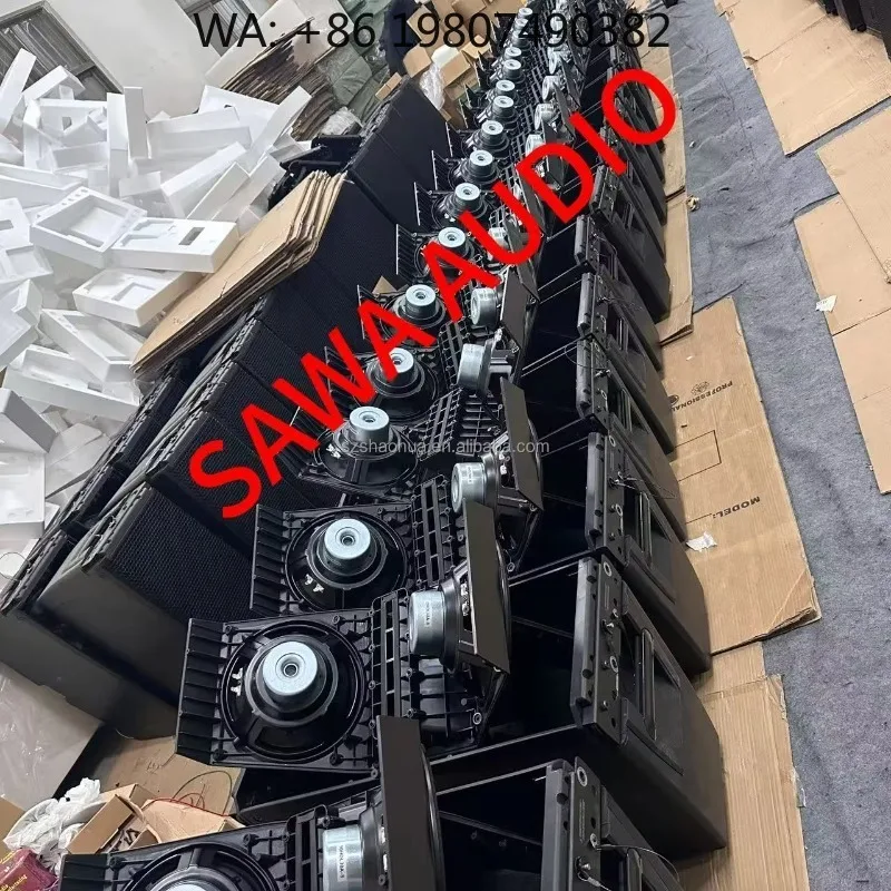 

Dual 10 Inch 2-Way Active Line Array Speaker Powered Sound System Professional Audio for Stage Show