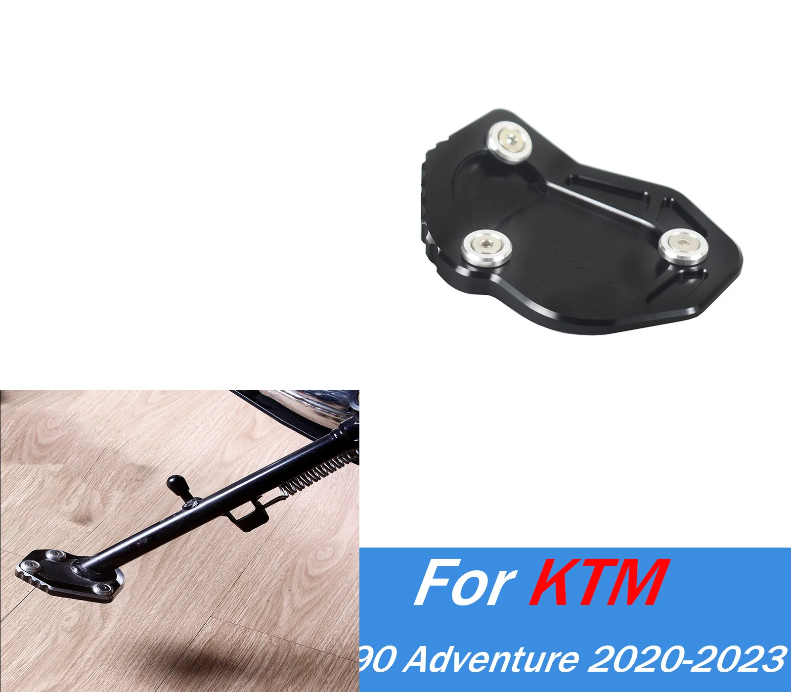 

Для R nineT Боковая подставка-удлинитель для BMW R Nine T 2017-2023 R9T Подставка для мотоцикла Увеличитель Поддержка подставки для ног Аксессуары