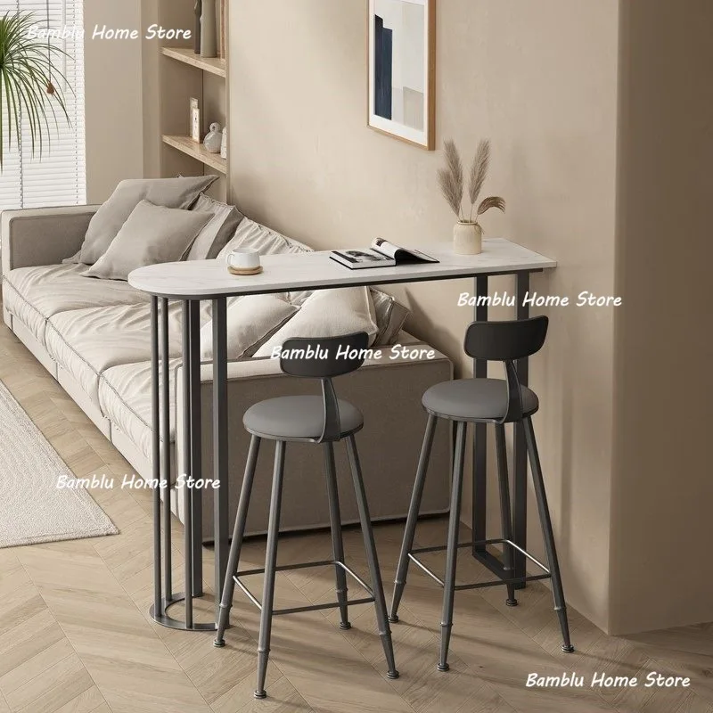 

Минималистичный прочный барный стол для дома, модный современный ретро-барный стол, изысканная и надежная мебель для семьи, Esstisch YS40CC