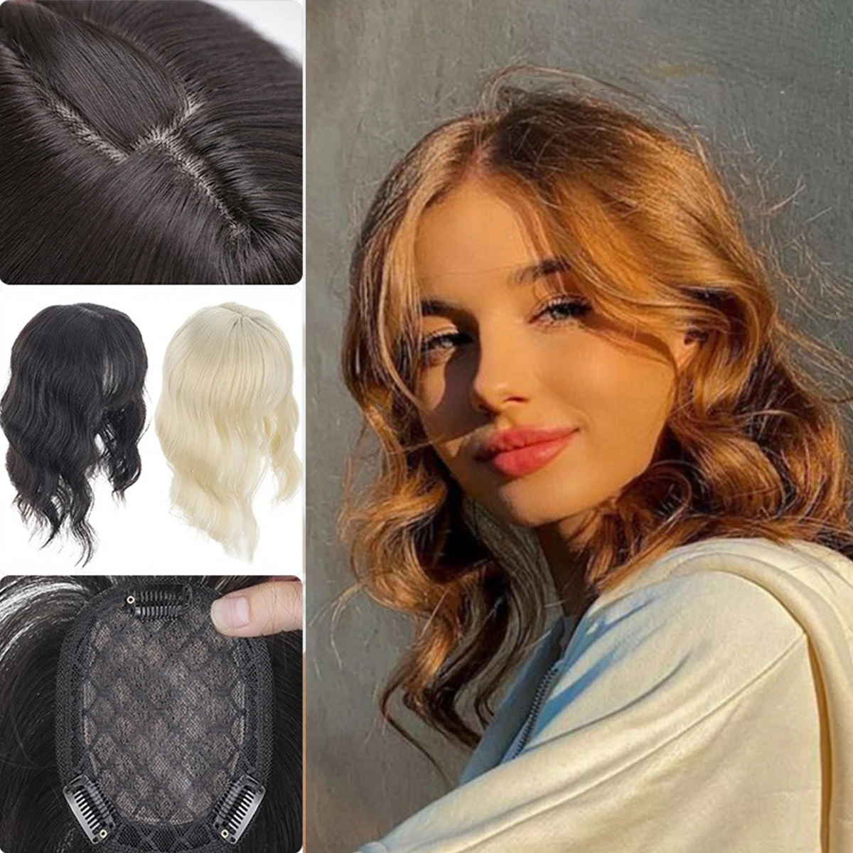 Pelucas sintéticas largas y sedosas con flequillo para mujer, pelucas negras de cabello Lolita para fiesta de Cosplay, peluca Natural resistente al calor