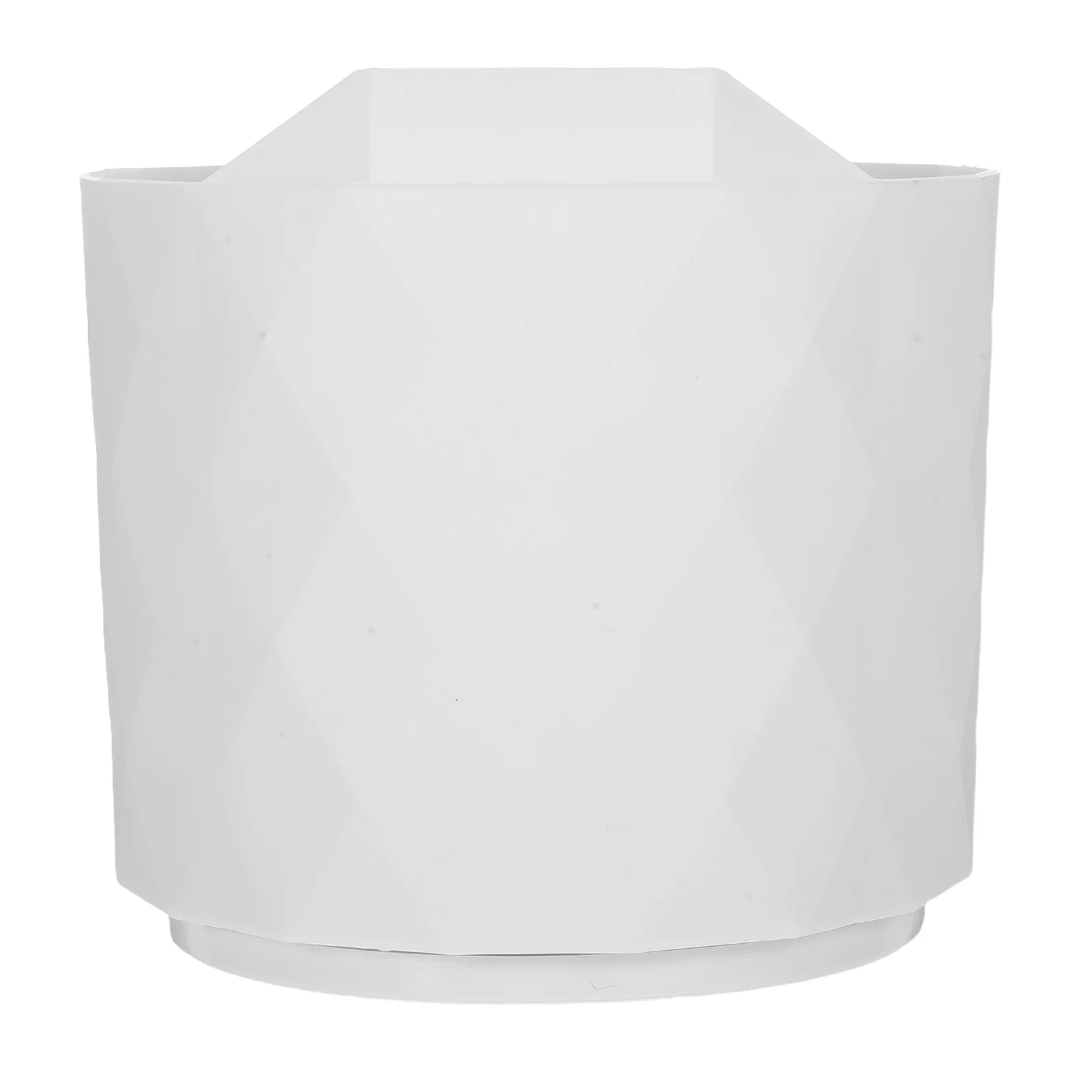 

Makeup Brush Holder Organizer Rotating Diamond Compartments Spacious Storage For Brushes Pens Nail Polish Pencil Holder