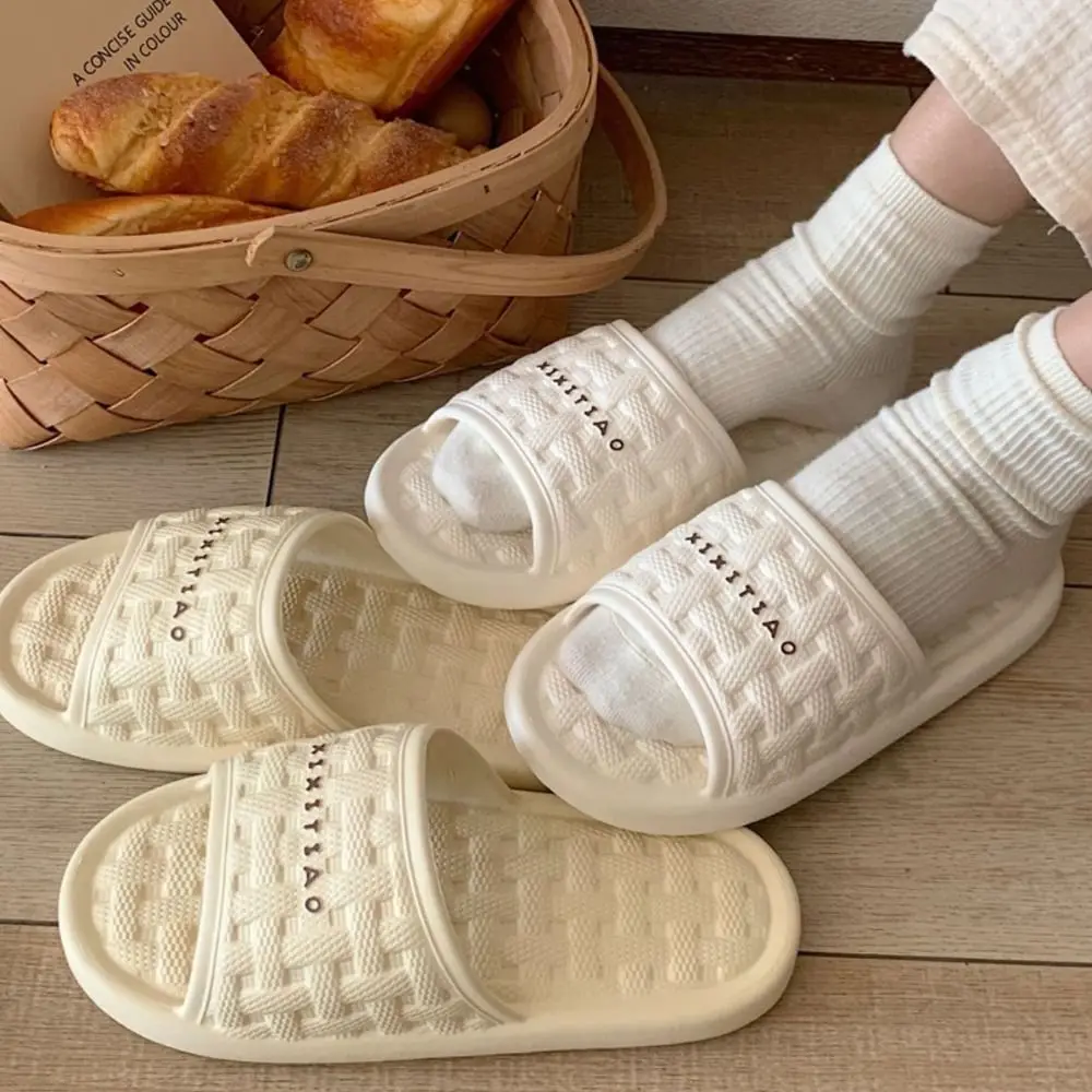 

Soft Sole Summer Women Slippers Japanese Style Non-Slip Platform Flip Flops EVA Comfortable Shower Slippers Home Beach Sandals