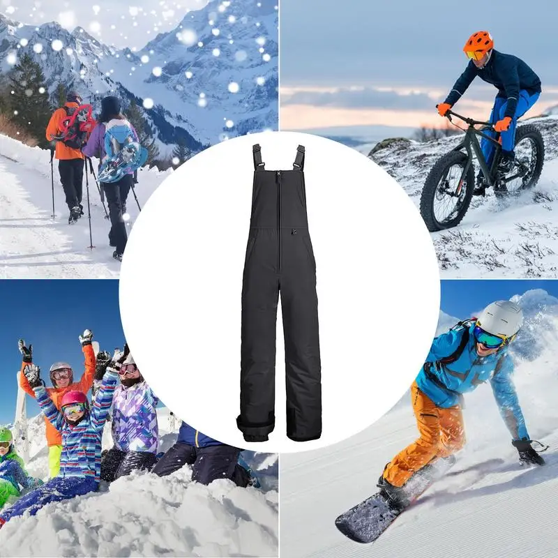 Bavoirs de snowboard salopette de snowboard bavoirs d'hiver confortable imperméable épaissi salopette d'hiver bavoirs de neige isolés