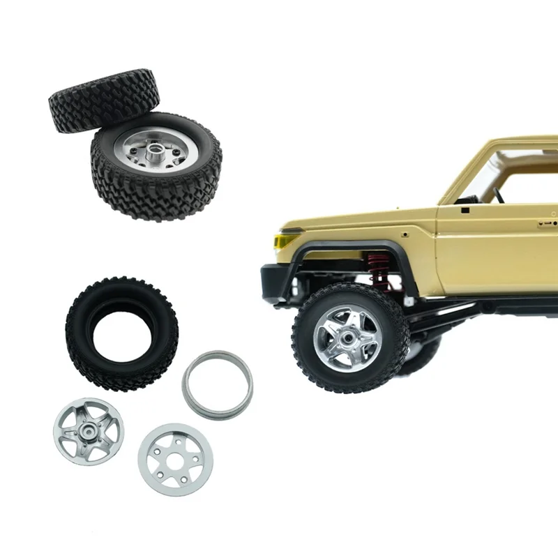 

ABUM-4Pcs Crawler Tires Upgrade Crawler Wheel For MN82 82S LC79 Remote Car Modified Remote Control Car Upgrade Accessories