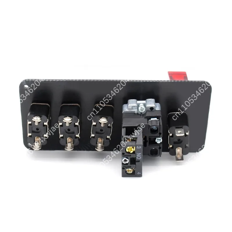 Carbon Fiber Pattern Combo Switch Panel Rocker Style Push Start Ignition Toggle 12V 20A