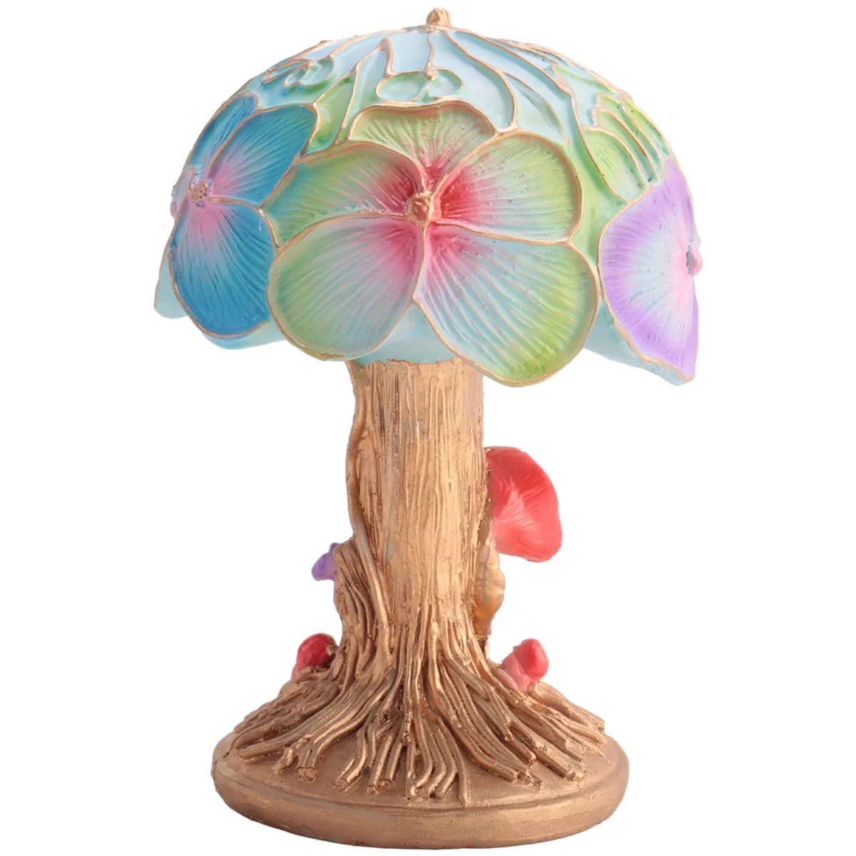 Creative Stained Plant Series Table Lamp Colorful Bedroom Bedside Mushroom Retro Table Night Lamp Atmosphere Light,2 image 3