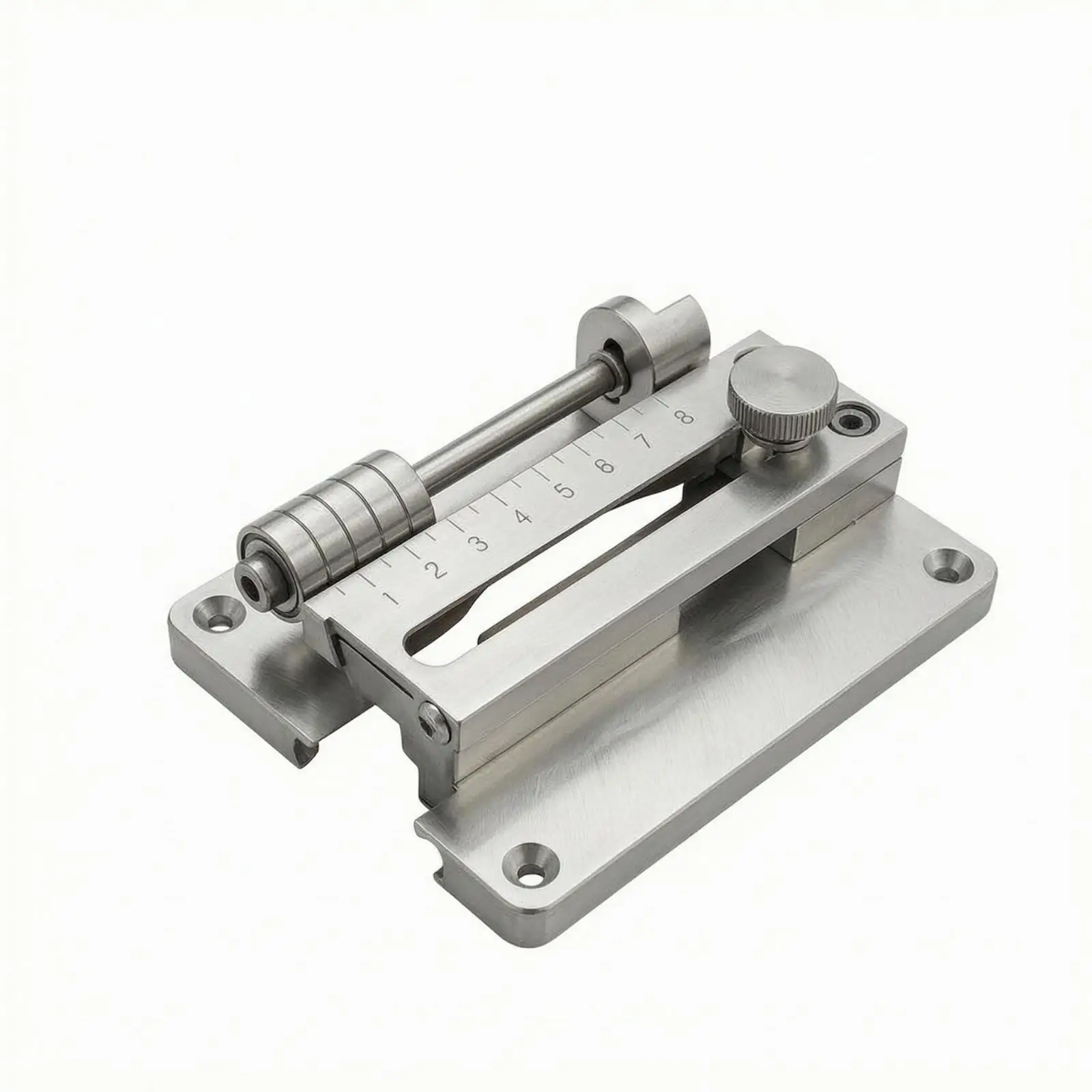Leather Belt Strip Cutter Tool with Visible Scale for Accurate Width Setting and Secure Workbench Mounting Design