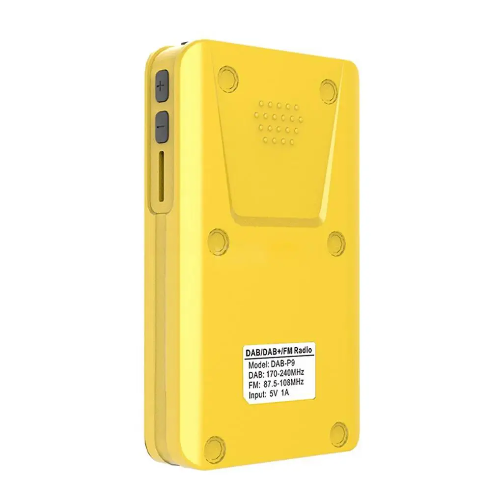 P9 Mini kieszeń Radio przenośne Radio DAB Radio z głośnikiem MP3 do odtwarzania podróży