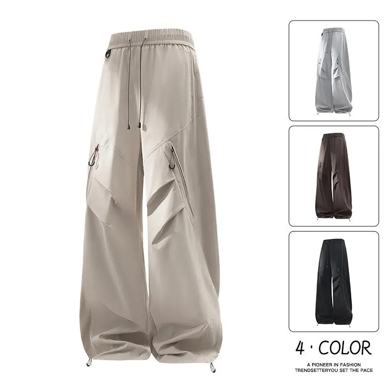 

Новые мужские повседневные брюки L9XL большого размера, свободные, для активного отдыха, с множеством карманов, рабочая одежда, легкие, быстросохнущие, устойчивые к износу, дышащие