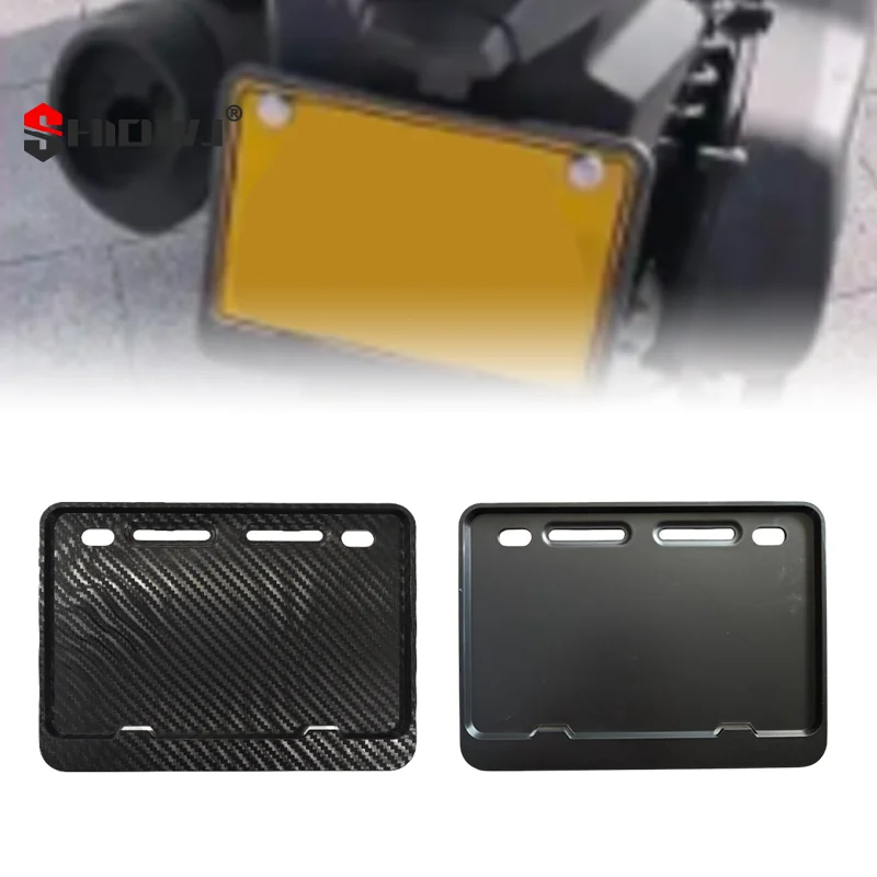 إطارات لوحة ترخيص الدراجة النارية أصحاب لوحة الترخيص قوس عالمي مقاوم للصدأ لقطع غيار المحرك الأمامي والخلفي