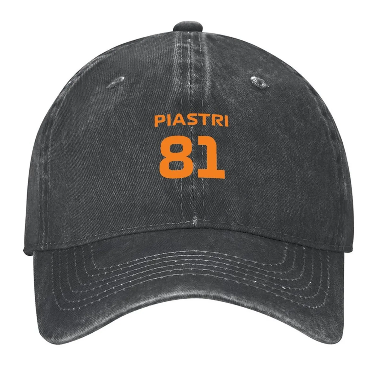 

orange piastri number Baseball Cap Gentleman Hat hard hat Rugby black Boy Child Women's
