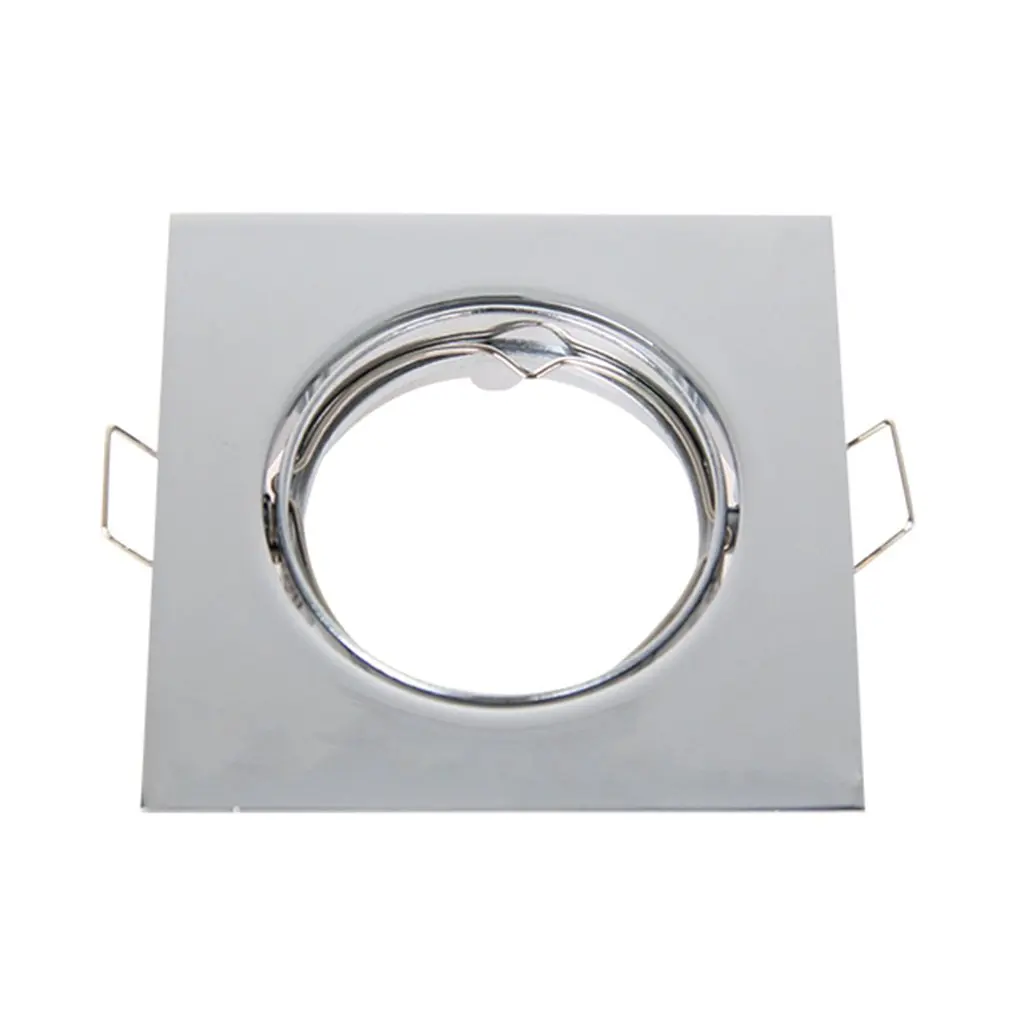 para baixo luz polido chrome mains recesso teto downlight quadrado 4x 10x 01