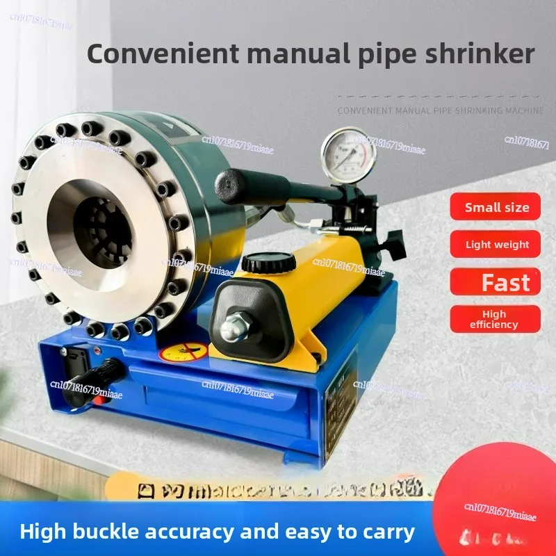 

Portable Manual Hydraulic Pipe Shrinking Machine Pipe Press Small Household High Pressure YouTube Explosion-proof Pipe