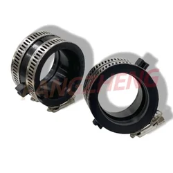 2Pcs Motorcycle Carburetor Intake Manifold Boots Fit For Honda VT600 VT750 Shadow 16211-MAW-600 Rubber Carb interface